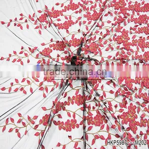 China Fabric Suppliers Fabric Made From Milk With Applique Flowers 3d Printer Designs Latest Trends In Fashion For Girl's Dress thumbnail-3