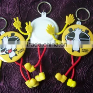 58mm Cartoon Character Rubber Keychain thumbnail-1