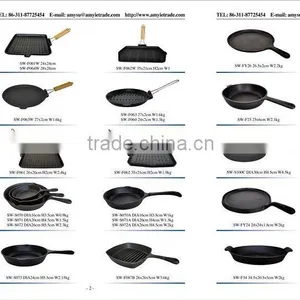 Cookware Cast Iron, Cast Iron Skillet, Cast Iron Steak Pan thumbnail-1