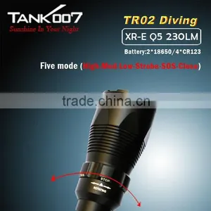 T6061 Aluminum High Power Guidesman LED Flashlight TR02 thumbnail-4