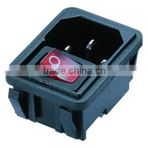 Hot-selling AC Power Socket With On-off Switch and Fuse thumbnail-1