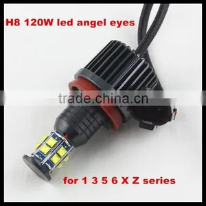 Xenon White c Ree 120w LED Marker Halo Light H8 LED Angel Eyes for BMW E60 E61 E90 E92 E70 E71 E82 E89 1 3 5 Series X5 X6 Z4 thumbnail-1