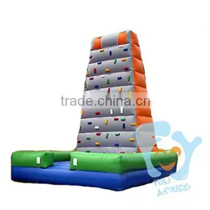 Inflatable Water Rock Pool Slide With Climbing Wall thumbnail-1