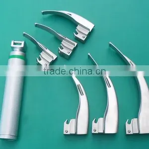 Fiber Optic Macintosh Laryngoscope Six Blade Set thumbnail-2