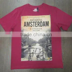 Mens Round Neck T Shirts Graphic Printed thumbnail-1