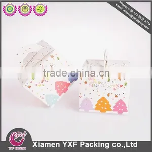 Christmas Party White Paper Box + White Ribbon thumbnail-2