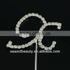 Rhinestone Cake Topper for Wedding Party thumbnail-1