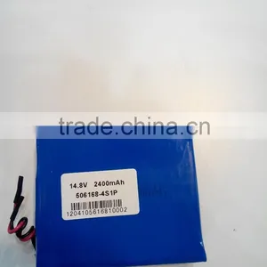 14.8v Lipo Battery for Car Motor 14.8v 2400mah li Polymer Battery 506168 thumbnail-1