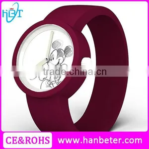 2015 Promotional o Clock Watches Japan Movt Quartz Wrist Watch With Changeable Face thumbnail-1