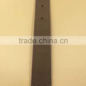 Covered Button Buckle Belt With Stitching thumbnail-4