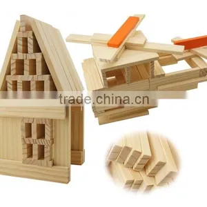 Confirm to EN71 ASTM 240pcs Wooden Construction Block Toys thumbnail-3