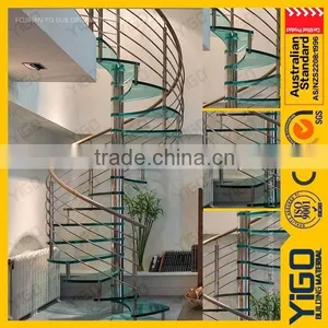 Spiral Glass Staircase Design 9002-4 thumbnail-5
