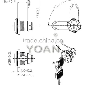 the Cam Lock for us General Tool Box Locks thumbnail-2