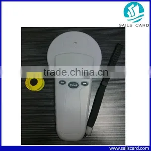 New Product 134.2KHZ/125KHZ RFID Animal Tag Reader With Battery Power for Animal Manaement thumbnail-1