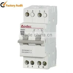 AUQ1 Din Rail Mounting 16A Changeover Switch thumbnail-1
