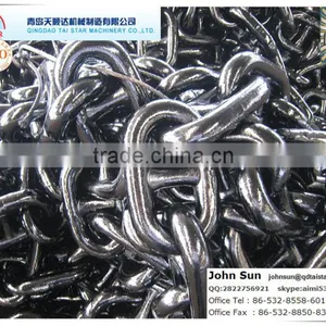 Stud Link Anchor Chain U2/U3 Grade Black Painting thumbnail-3