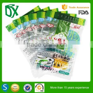 New China Products for Sale Transparent Front Plastic Stand-up Doypack Pouch With Zipper for Powder Packing thumbnail-5