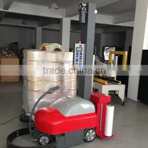 Rechargeable Automatic Robot Pallet Wrapping Machine thumbnail-4