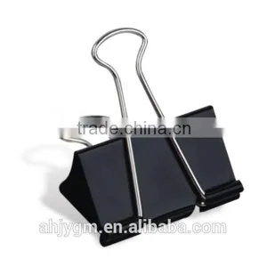 Promotion Black Metal Binder Clips With Good Quality thumbnail-1