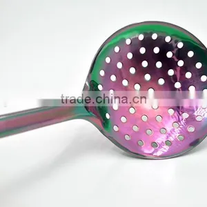 Hot Sales in Amazon Non-stick TPR Handle Titanize Kitchen Skimmer Spoon thumbnail-5