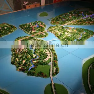 Sea Island Planning Miniature Scale Building Model thumbnail-4