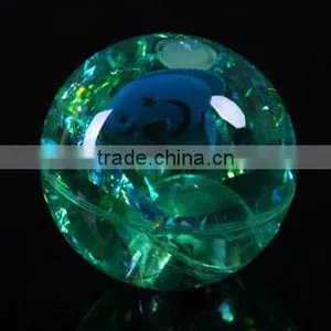 Funny Cool Children's Toys Lead Crystal Elastic Ball Flash Bouncing Ball With Cute Small Fish thumbnail-5