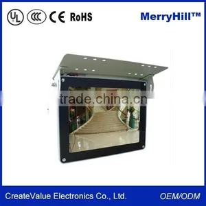 Roof Mounting / Back Hanging 15, 17, 19, 21.5 Inch Bus LCD TV Advertising Screen For Vehicle thumbnail-4