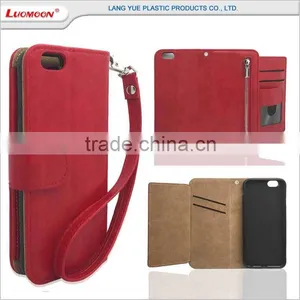 Unique Zipper Stand Leather Phone Case for Alcatel One Touch TEL 4020 Flash 2 Pop d5 thumbnail-3