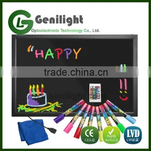 60*80cm Consumer Electronic Aluminium Frames Acrylic Panel Led Writing Board thumbnail-3