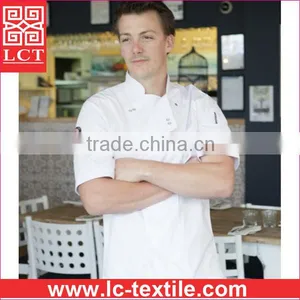 Supply Made of Twill Weave Gabardine for Long Lasting Wear Uniform Tunic Chef Tunic(LCTU0026) thumbnail-1