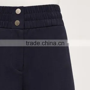 Fashion White Black Working Office Lady Culotte Wide Leg Pants Woman thumbnail-5