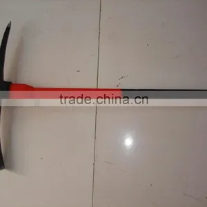 Pickaxe With Fiberglass Handle, P402, Forged Railway Steel thumbnail-2