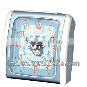 Blue Square Cartoon Alarm Clock,customized Clock thumbnail-1