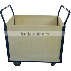 Platform Truck With Plywood Sides thumbnail-1