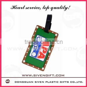 Custom Soft Pvc Luggage Tag thumbnail-1