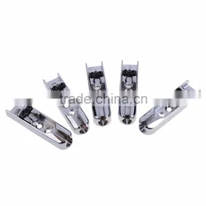 High Quality New 5 String Chrome Individual Bass Guitar Bridges w/ Screws thumbnail-6