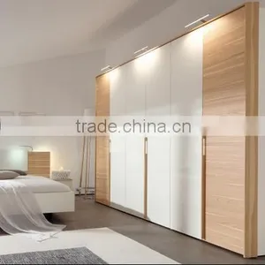 Wooden Almirah Designs, 3 Doors Mdf Almirah, Wood Closet Wardrobe thumbnail-2