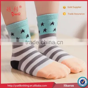 Hot Girls Child Colorful Pattern Tube Sock Lonati Sock Machines thumbnail-1