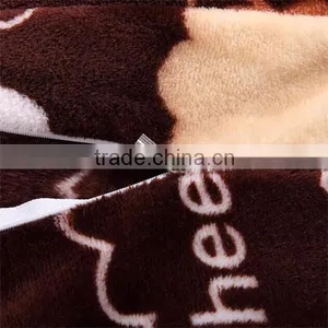 Fantasy Warm Thickened Active Dyeing Four Piece Cashmere Flannel Bedding Sets thumbnail-4