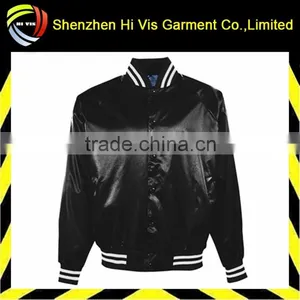 Wholesale Custom New Satin Varsity Jackets thumbnail-1