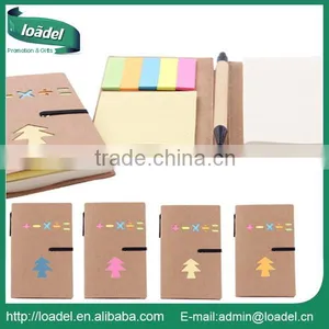 Brown Color Sticker Mini Notebook With Pen,notebook Pen thumbnail-1