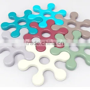 New Design Colorful Heat Resistant Silicone Placemat and Silicone Coasters thumbnail-1