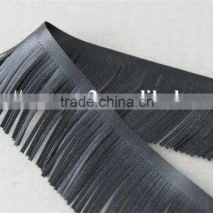 High Quality 4.5cm Black Simplify Design Tassel Lace Trims for Clothing thumbnail-3