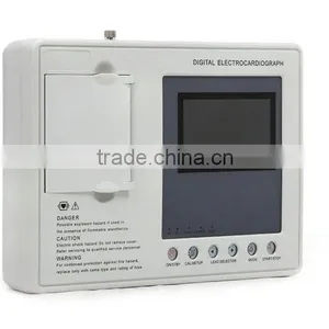CE& FDA Approved 5-inch 3-channel Color LCD ECG /EKG Machine thumbnail-2