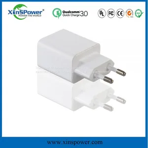 Hot Sale QC3.0 EU Plug Wall USB Charger for Phone thumbnail-1