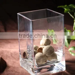 Clear Glass Vase thumbnail-1