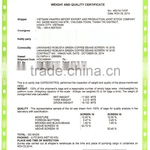 UNWASHED ROBUSTA COFFEE BEANS GRADE 1 S18 & S16; GRADE 2 S13 thumbnail-4