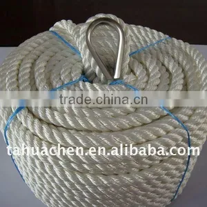 Polyester Rope With Srainless Steel Thimbles thumbnail-1