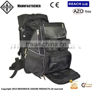 Black Waterproof Motorcycle Backpack, All Weather Motorcycle Helmet Backpack thumbnail-3