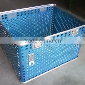 Aluminum Container, Sterilization Container, Storage Container, Hospital Aluminum Basket thumbnail-2